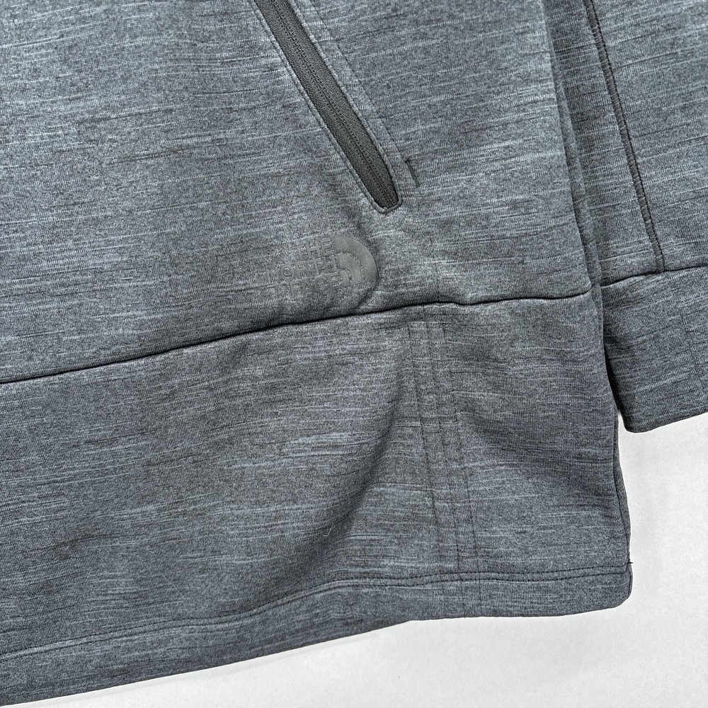 North Face Hoodie Womens XL Gray Black Pullover Fleece Lined Anorak Outdoor Warm - Picture 4 of 16